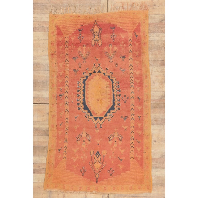 Vintage Taznakht Moroccan Rug, 05'05 X 09'03 For Sale - Image 10 of 10