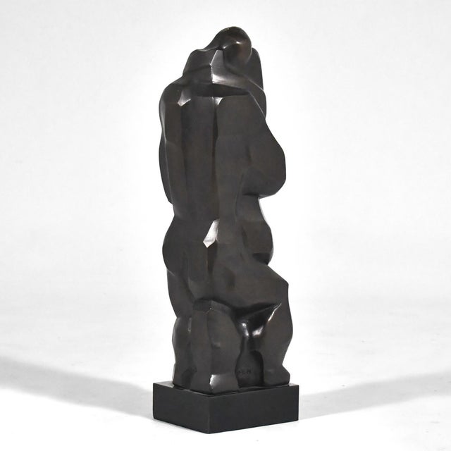 Mid 20th Century Irving Amen "The Embrace" Bronze Sculpture For Sale - Image 5 of 10