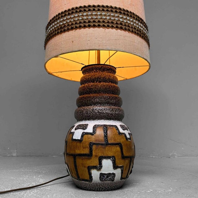 Vintage Ceramic Mood Floor Lamp, West Germany, 1970s For Sale - Image 10 of 17