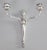 English Vintage Neoclassical Style English Silver Plate Candle Wall Sconces - A Pair For Sale - Image 3 of 12