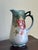 1980s Limoges-Style Hand Painted Porcelain Pitcher For Sale - Image 5 of 12