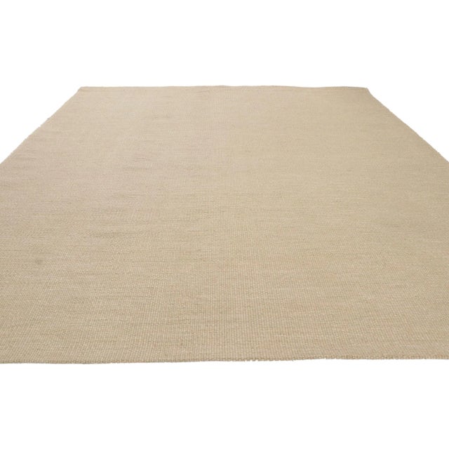 Mid-Century Modern Swedish Inspired Kilim Rug, 08'01 X 09'09 For Sale - Image 3 of 9