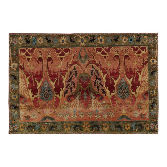 Rug & Kilim’s Persian Style Rug With Polychromatic Intricate Floral Patterns For Sale