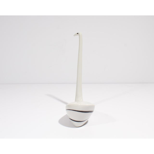 Late 20th Century Cmielow Poland Porcelain Łabędź Królewski Royal Swan For Sale - Image 5 of 9