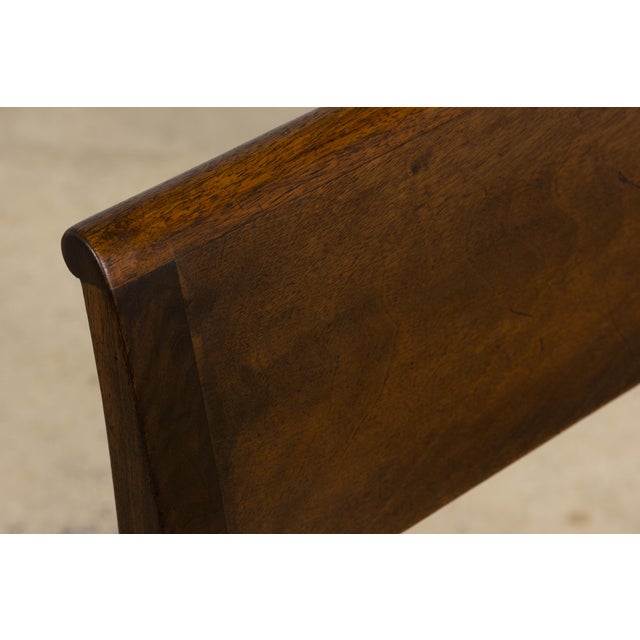 Wood 1930s French Art Deco Mahogany Side Chair W/ Cream Leather For Sale - Image 7 of 18