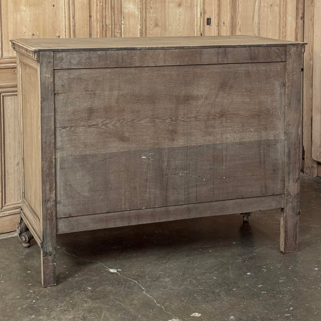 18th Century French Louis XVI Commode ~ Chest of Drawers in Stripped Oak For Sale - Image 18 of 18