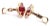 Red Van Cleef & Arpels Vintage Alhambra Yellow Gold Red Agate Earrings, Pair For Sale - Image 8 of 11