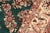 1990s Shabby Chic 1990's Floral Pak-Persian Green/Ivory Wool Rug - 6'1'' X 9'2'' For Sale - Image 5 of 9