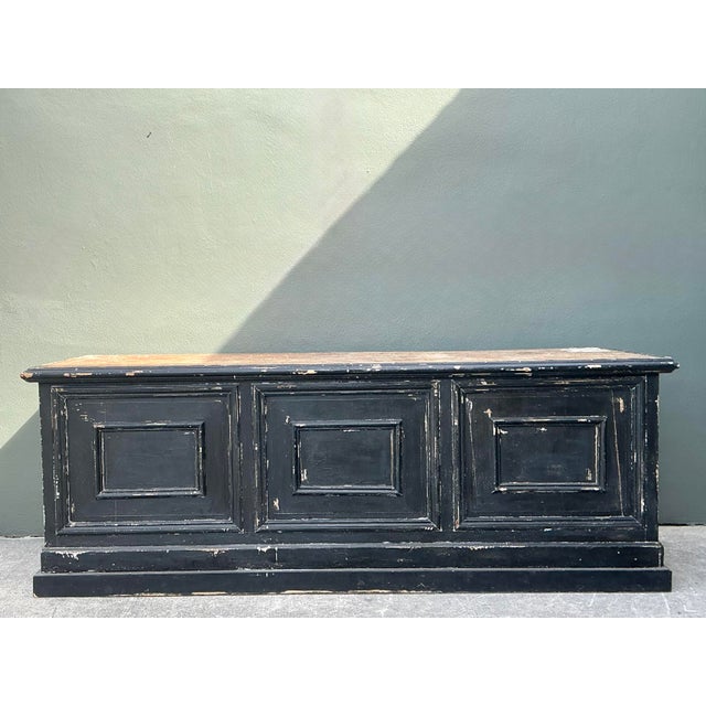 Vintage Distressed Store Counter For Sale - Image 4 of 12