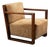 Modern Lounge Chair in Wood, 1940s For Sale