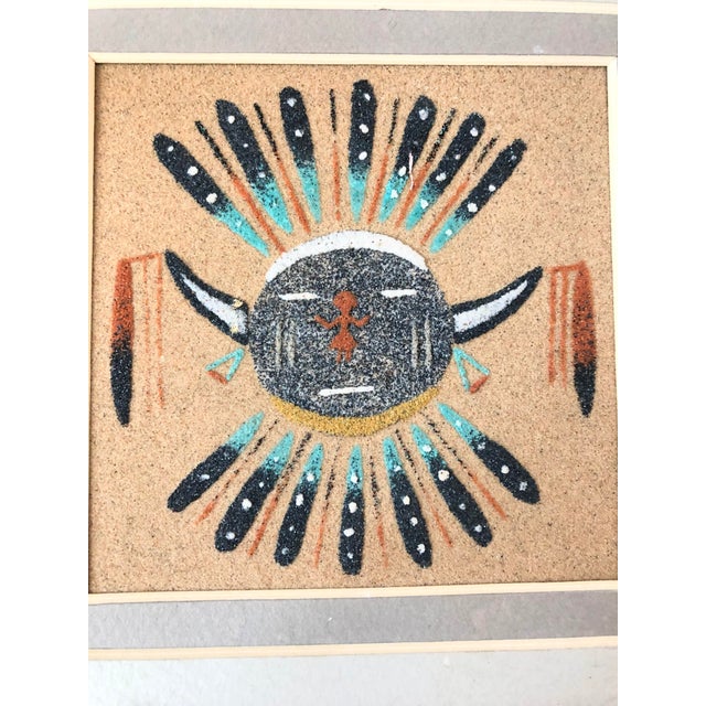 Vintage Sand Art Painting - Sun Shield | Chairish