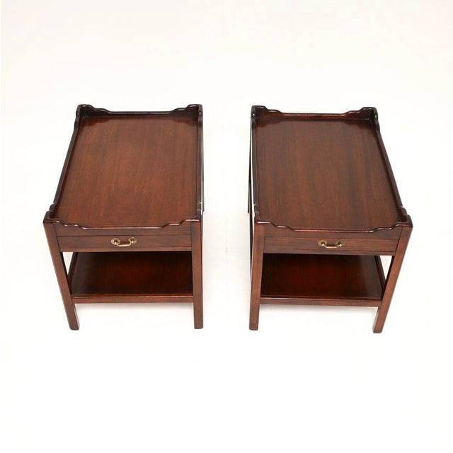 Antique Georgian Side Tables, 1950, Set of 2 For Sale - Image 6 of 11