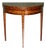 Antique English Demi Lune Chess Table, 1870 For Sale