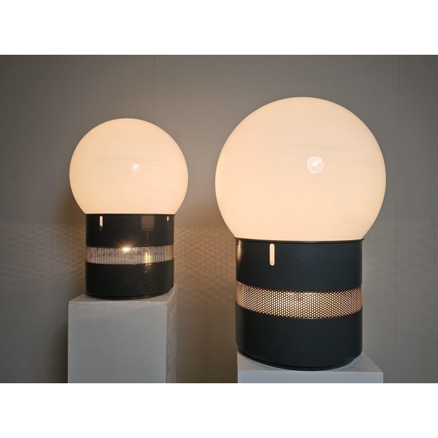 Mezzo Oracolo Lamp in Blue-Grey Finish by Gae Aulenti for Artemide For Sale - Image 6 of 6