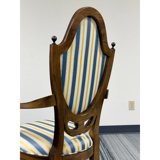 Romweber Louis XVI Neoclassical Revival Dining Chair ~ Set of 4 For Sale In Saint Louis - Image 6 of 8