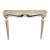 20th Century Italian Silvered and Mirrored Wall Console Table For Sale