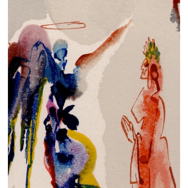 1960s Salvador Dali, The Angels of the Empyrean, Woodcut For Sale - Image 5 of 9