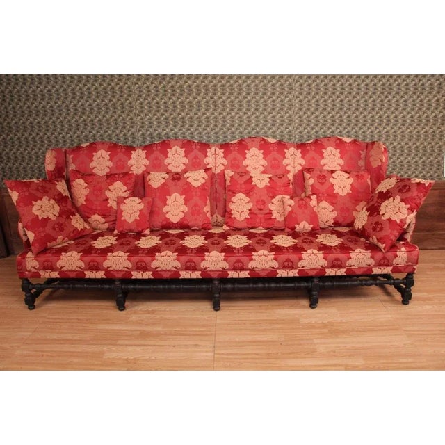 Louis XIII Castle Sofa, 1930s For Sale - Image 13 of 13
