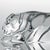 Vintage French Crystal Glass Panther Sculpture from Baccarat, 1970 For Sale - Image 3 of 9