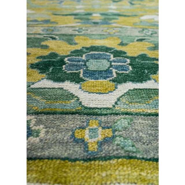 Turkish Turkish Oushak Rug 10'3" x 15'1" #20412 For Sale - Image 3 of 8