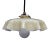 French Yellow Opaline Glass Pendant Lamp For Sale