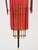 Italian Floor Lamp in Metal, Rattan, Brass and Red Acrylic attributed to Dal Vera, 1950s For Sale - Image 13 of 17