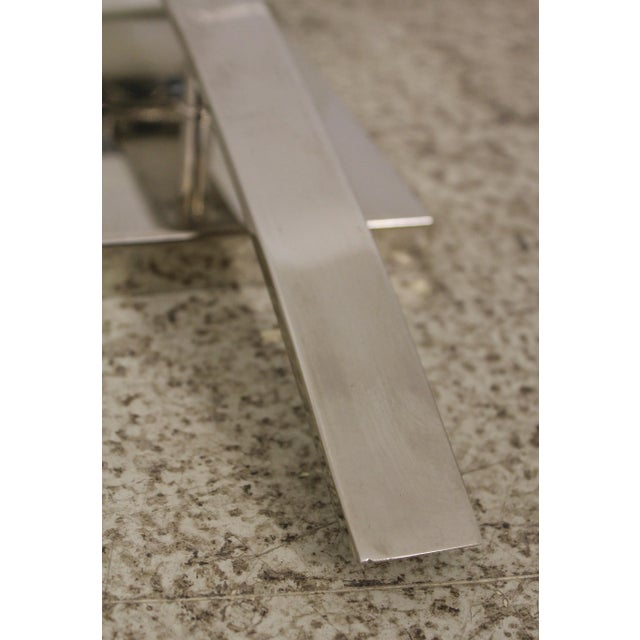 Modern Design Chrome Finish Wall Mount Light Fixture For Sale - Image 4 of 9