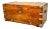 Small 19th Century Camphor Wood Campaign Trunk, 1860s For Sale