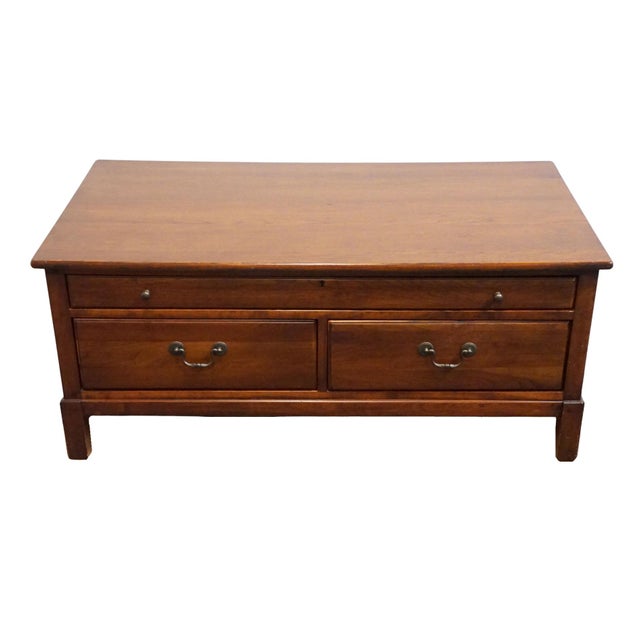 Contemporary Lexington Furniture Bob Simpson Solid Cherry Contemporary Traditional 44" Accent Coffee Table 0833-952 For Sale - Image 3 of 15