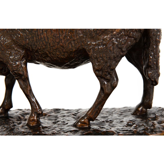 Authentic Lifetime Bronze Sculpture of “Grazing Ewe” by Rosa Bonheur Ca. 1860s For Sale - Image 9 of 18