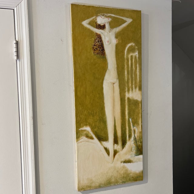 European School Oil on Canvas Signed by A.Poklad Titled Morning Made in 2002 For Sale - Image 4 of 12