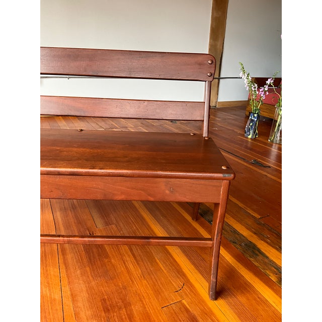 19th Century Rustic Farmhouse Bench For Sale - Image 12 of 14