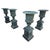 Gold Patinated Iron Garden Urns, Italy, 1990s, Set of 4 For Sale - Image 8 of 8
