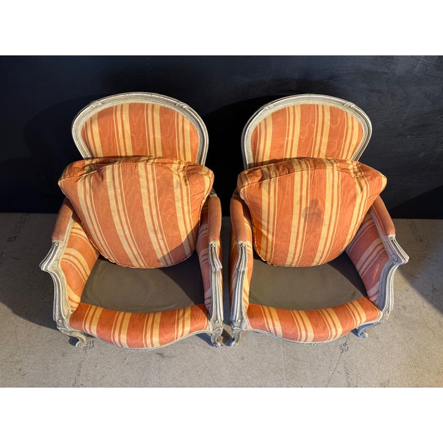 French Bergere Lounge Chairs, 1900, Set of 2 For Sale - Image 9 of 17
