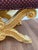 Mid 20th Century Charles Pollock George II Giltwood X-Frame Stool For Sale - Image 9 of 17