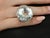 Late 20th Century Rare 62.78ct Natural Aquamarine & 0.25ct Diamond Platinum Ring, 29.1g Size 6 For Sale - Image 10 of 18