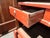 Wood Antique Chinese Asian Red Lacquer Butterfly Cabinet ~ Wedding Storage Chest For Sale - Image 7 of 16