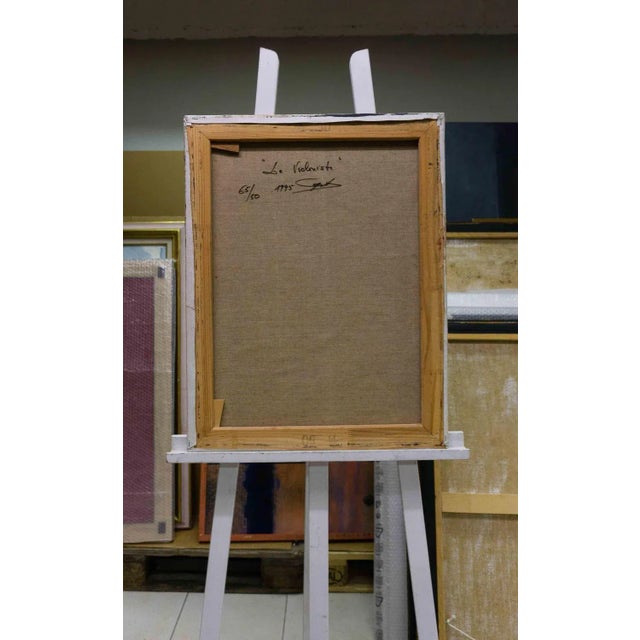 Contemporary Gilbert Pauli, The Violinist, Oil on Canvas, 1995 For Sale - Image 3 of 9