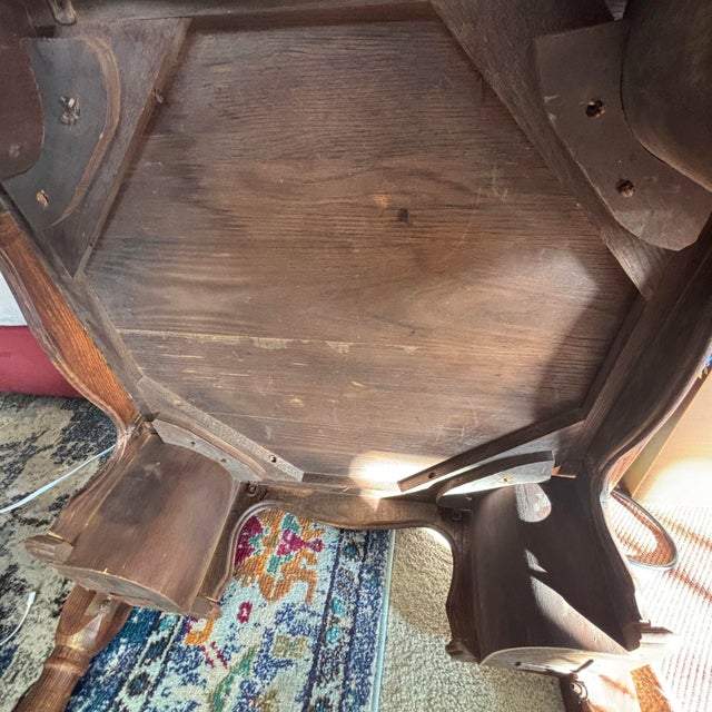 Late 19th Century 19th Century East Lake Style Solid Wood Tavern/Saloon Game Table With Mug Shelves Circa 1860-90 For Sale - Image 5 of 12