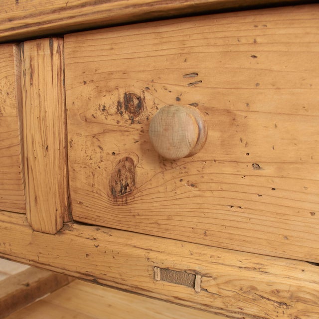 Rustic Console Table in Wood For Sale - Image 14 of 18