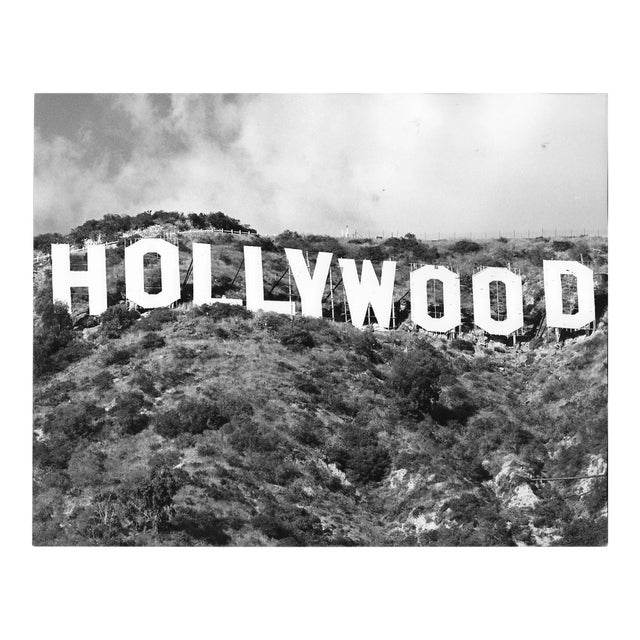 1978 Hollywood Sign Black & White Photograph For Sale