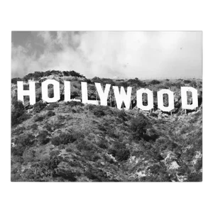 1978 Hollywood Sign Black & White Photograph