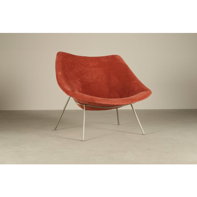 1960s F156 Little Oyster Lounge Chair by Pierre Paulin for Artifort, 1959-1960s For Sale - Image 5 of 16