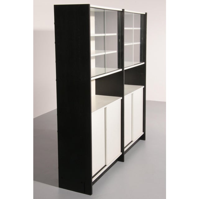 Bookcase by Martin Visser for ‘t Spectrum, Holland, 1965, Set of 2 For Sale - Image 12 of 14