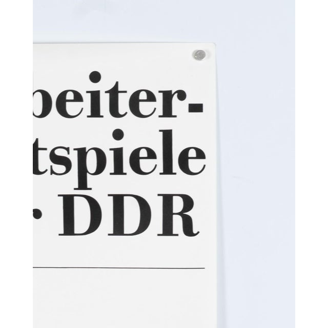 1970s Vintage GDR Propaganda Poster For Sale - Image 5 of 9