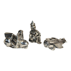 1950s Collection of Three Sterling Silver Figures