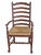 Vintage Ladder-Back Dining Chairs with Wicker Seats, 1970, Set of 8 For Sale - Image 10 of 10
