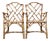 Vintage Chinese Chippendale Rattan Dining Chairs - A Pair For Sale