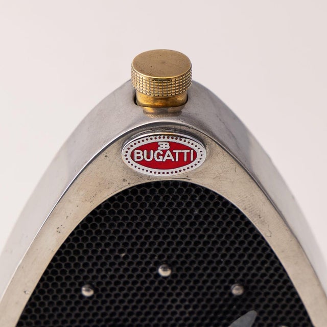 Metal Vintage Bugatti Owners Club Radiator Clock, 1960s For Sale - Image 7 of 16