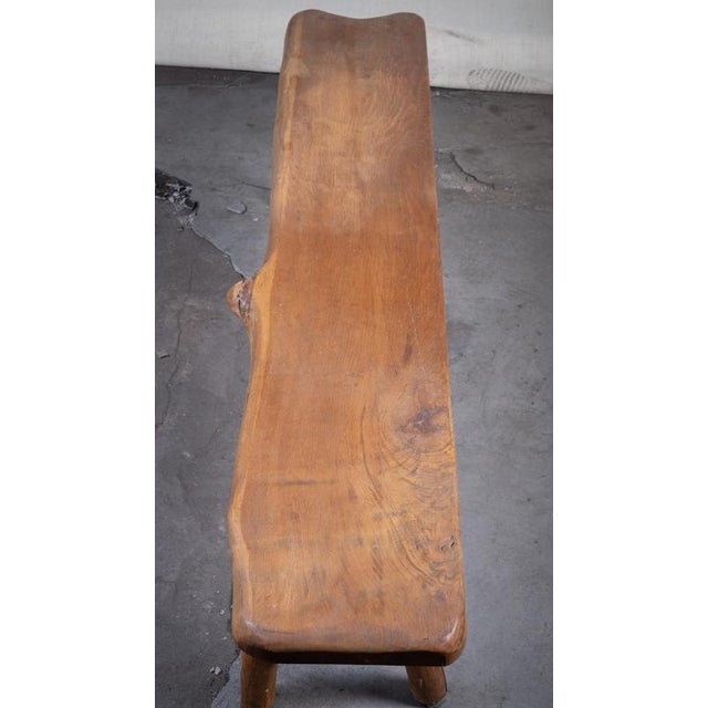 1950s Mid-Century Danish Oak Bench, 1950s For Sale - Image 5 of 7